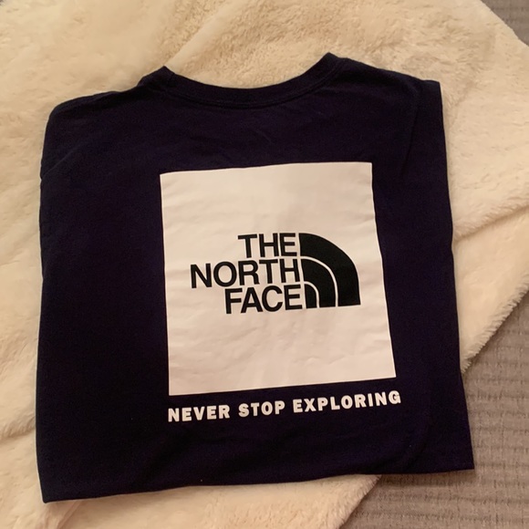 Womens The North Face XXl Large Navy Blue Tee TShirt - Picture 3 of 3